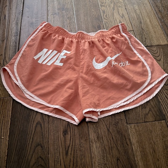 Nike Orange Tempo Running Shorts - Picture 2 of 6